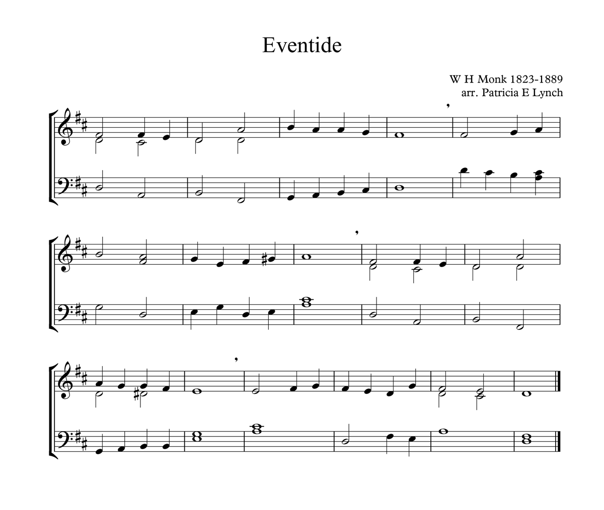 image of eventide full score