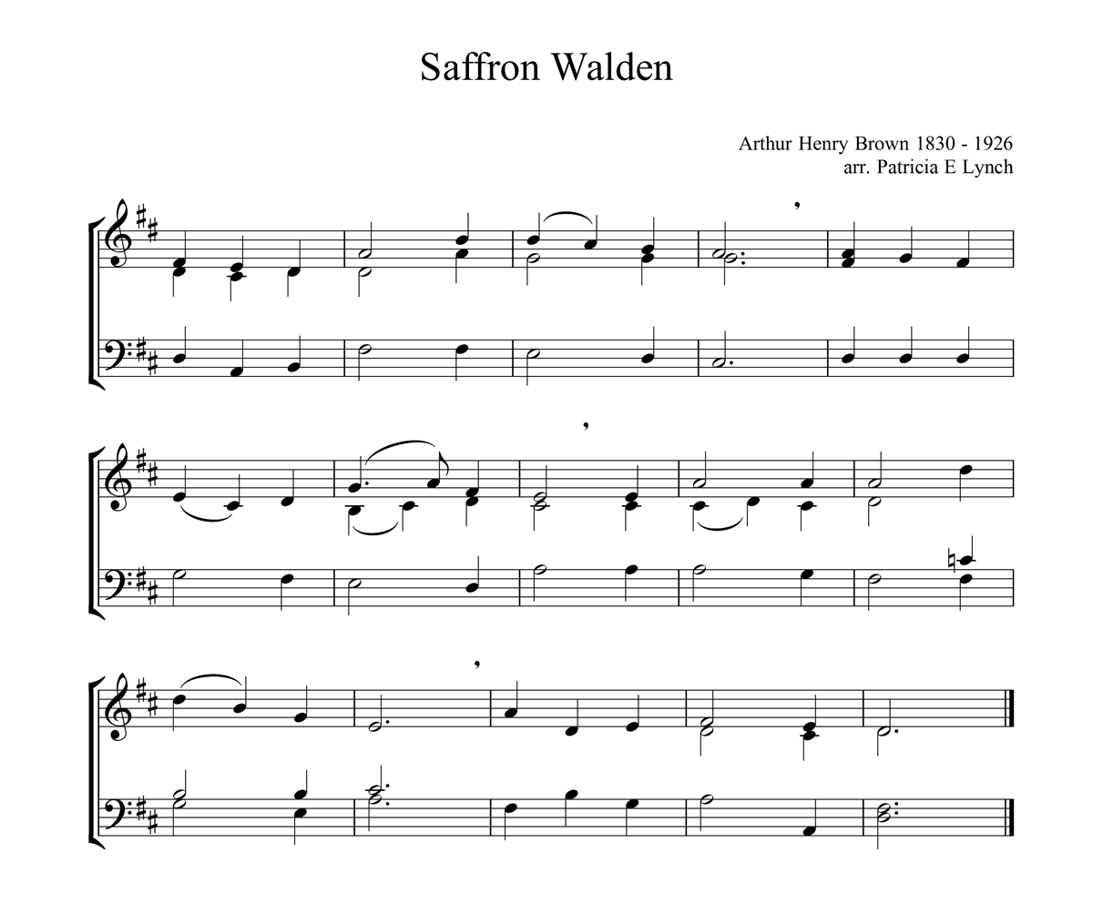 Saffron walden full score