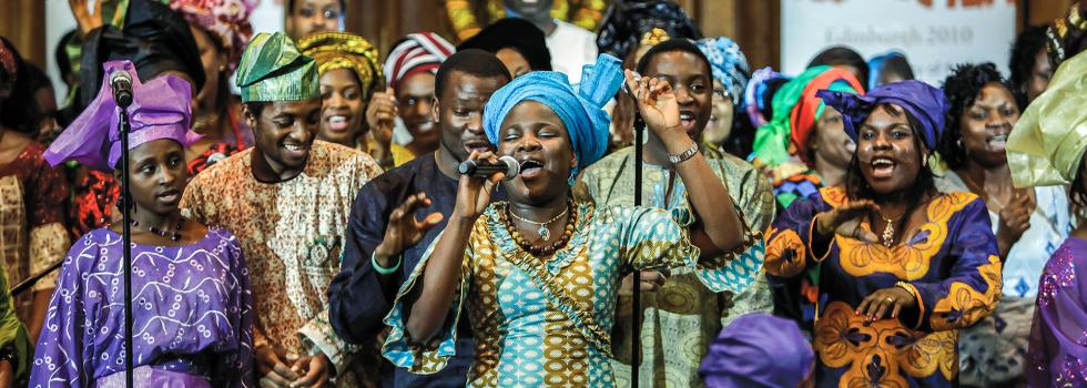 Choir from Scottish African Churches at 'Edinburgh 2010', © Gary Doak Choir from Scottish African Churches at 'Edinburgh 2010', © Gary Doak