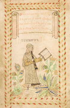 The Tenor illustration from the Wode Psalter The Tenor illustration from the Wode Psalter